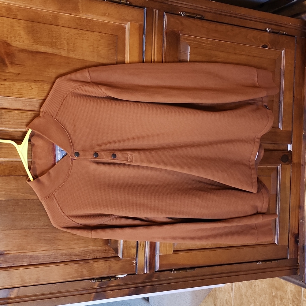 Eddie Bauer men's blanket lined pullover